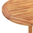 vidaXL Teak Solid Teak Wood Dining Table in Natural