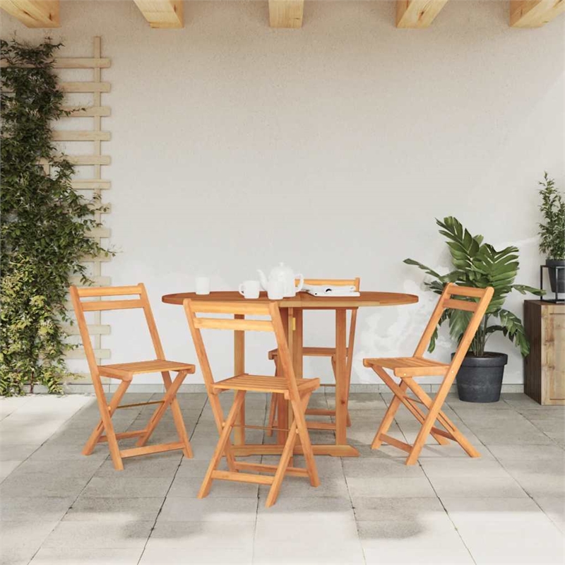 vidaXL Teak Solid Teak Wood Dining Table in Natural