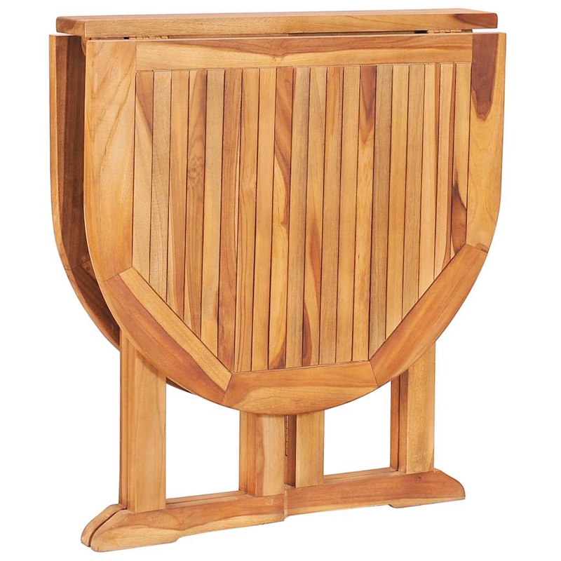 vidaXL Teak Solid Teak Wood Dining Table in Natural