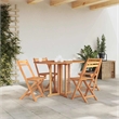 vidaXL Teak Solid Teak Wood Dining Table in Natural