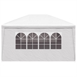 vidaXL Polyethylene Steel Medium Party Tent in White