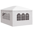 vidaXL Polyethylene Steel Medium Party Tent in White