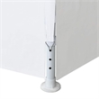vidaXL Polyethylene Steel Medium Party Tent in White