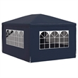 vidaXL 9.8 x 13.1 ft Polyethylene Party Tent in Blue