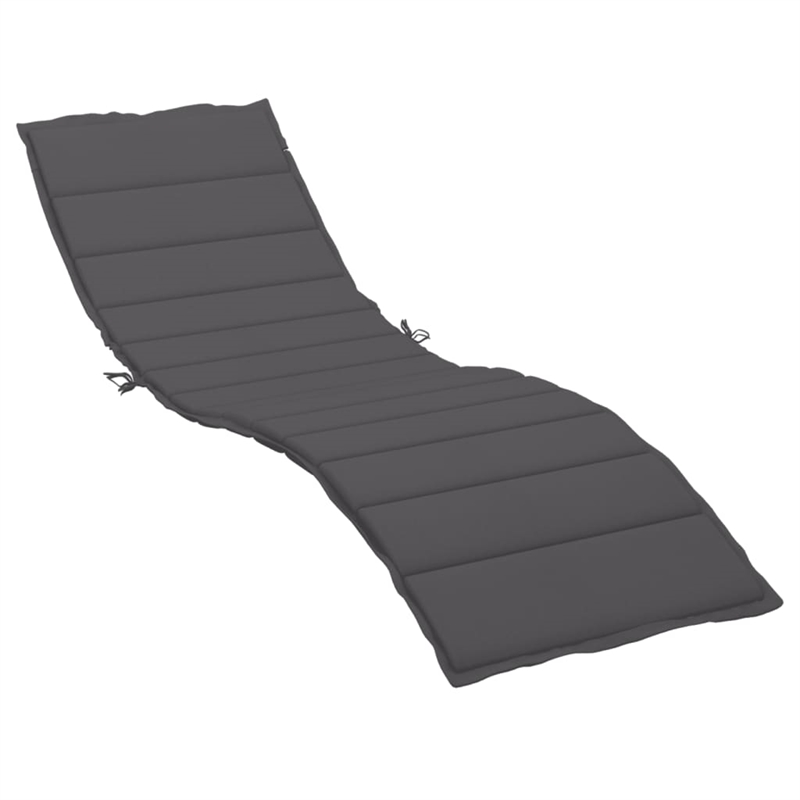vidaXL Sun Lounger Cushion in Anthracite