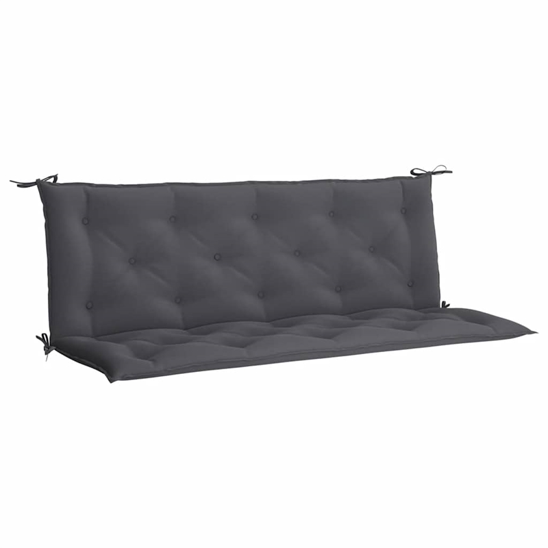 vidaXL Garden Bench Cushion in Anthracite (Set of 2 )