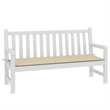 vidaXL Large Garden Bench Cushion in Beige