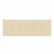 vidaXL Large Garden Bench Cushion in Beige