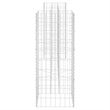 vidaXL Steel wire Durable Gabion Planter in Silver