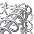 vidaXL Steel wire Durable Gabion Planter in Silver