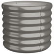 vidaXL Powder-Coated Steel Medium Durable Garden Planter in Grey