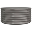 vidaXL Powder-coated steel Large Garden Planter in Grey