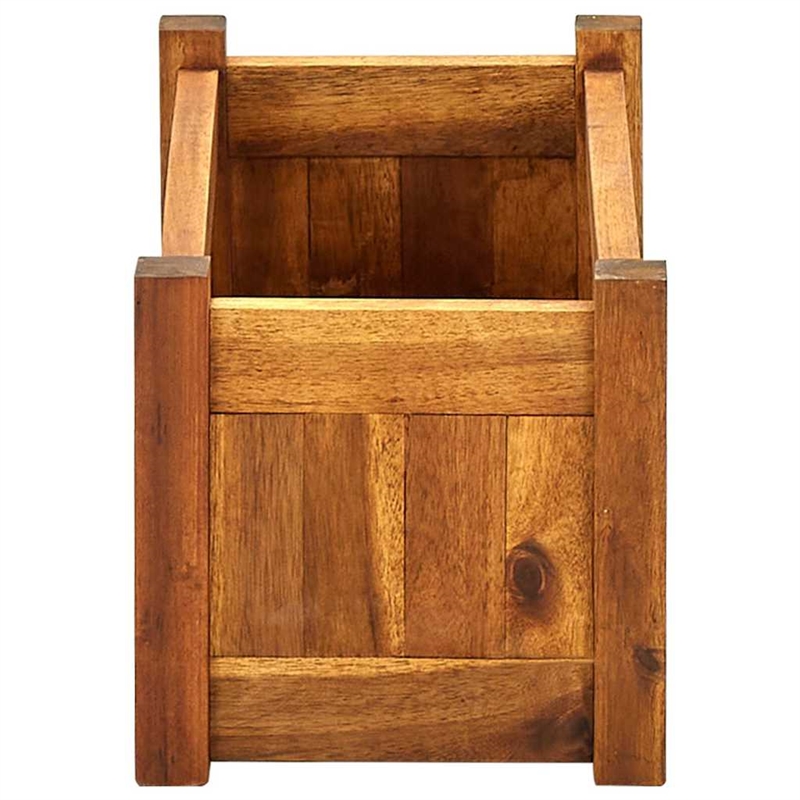 vidaXL Acacia wood with oil finish Compact Durable Raised Bed in Brown