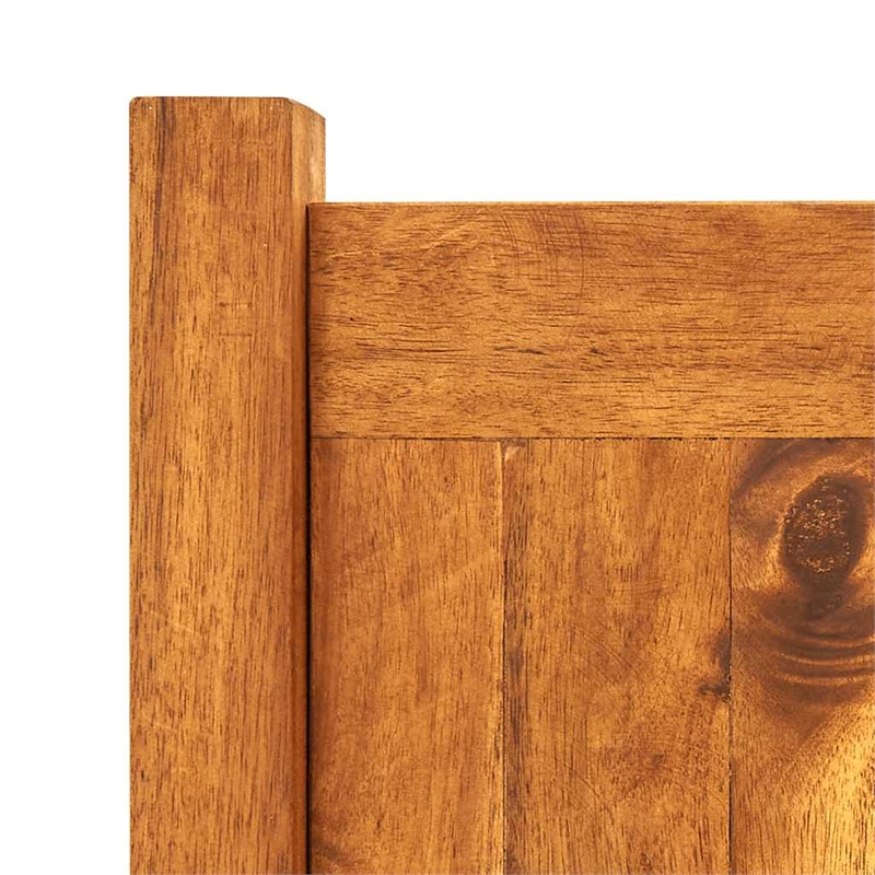 vidaXL Acacia wood with oil finish Compact Durable Raised Bed in Brown