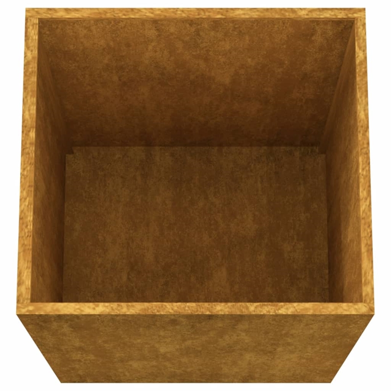 vidaXL Rusty Medium Tough Corten Steel Planters in Brown