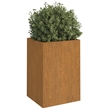 vidaXL Rusty Medium Tough Corten Steel Planters in Brown