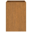 vidaXL Rusty Medium Tough Corten Steel Planters in Brown