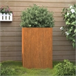 vidaXL Rusty Medium Tough Corten Steel Planters in Brown