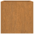vidaXL Rusty Corten steel Medium Decorative Inlays Planter in Brown