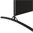 vidaXL 4-Panel Room Divider in Black Fabric