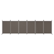vidaXL 6-Panel Room Divider in Anthracite Fabric