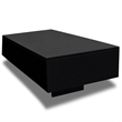 vidaXL MDF With High Gloss Finish Medium Coffee Table in Black