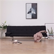Vidaxl Wooden Frame Sofa Bed in Black