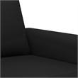 Vidaxl Medium Modern Sofa Set in Black Faux Leather