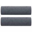 Vidaxl 2-Seater Sofa in Dark Grey Polyester Velvet