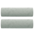 Vidaxl 2-Seater Sofa with Removable Covers in Light Grey Velvet