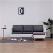 Vidaxl Sofa in White Faux Leather