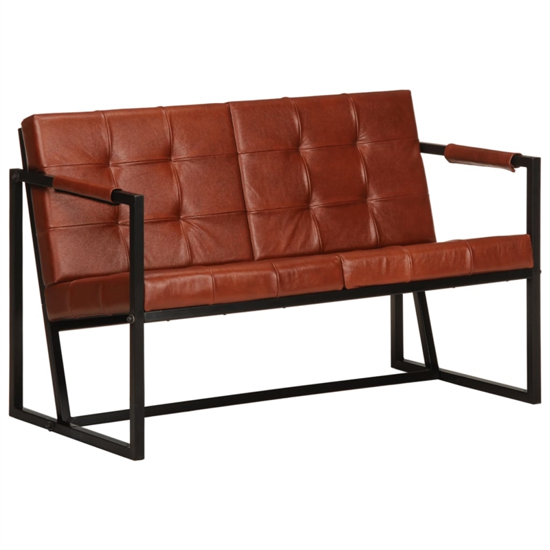 Vidaxl Durable Sofa in Brown Real Goat Leather