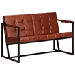 Vidaxl Durable Sofa in Brown Real Goat Leather