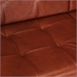 Vidaxl Durable Sofa in Brown Real Goat Leather