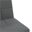 Vidaxl L-Shaped Sofa Bed in Dark Gray Polyester