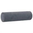 Vidaxl Metal 3-Seater Sofa in Dark Gray Polyester Velvet