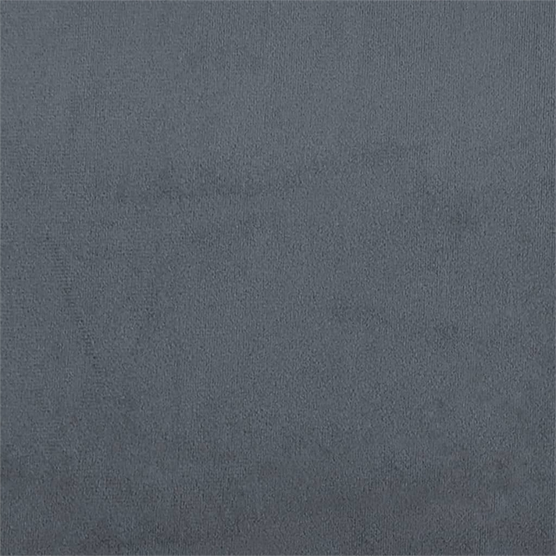 Vidaxl Metal 2-Seater Sofa in Dark Grey Polyester Velvet