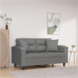 Vidaxl 2-Seater Sofa in Dark Gray