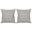 Vidaxl Metal 2-Seater Sofa in Light Grey