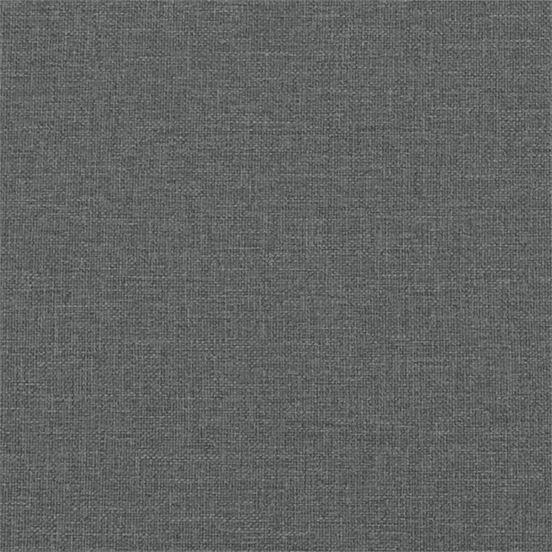 Vidaxl 3-Seater Sofa with Footstool in Dark Gray