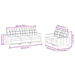 Vidaxl Sofa Set in Black
