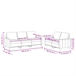 Vidaxl Sofa Set in Black