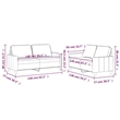Vidaxl Sofa Set in Dark Green