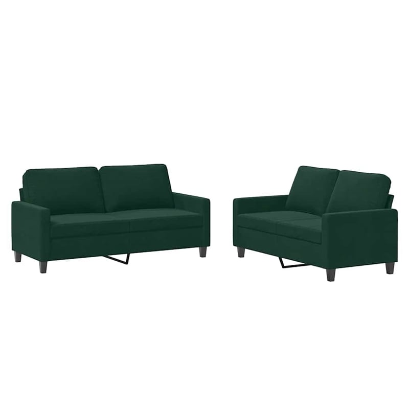 Vidaxl Sofa Set in Dark Green