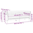 Vidaxl Wooden Sofa Set in Dark Green Polyester