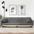 Vidaxl Large Sofa Bed in Dark Gray Fabric
