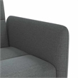 Vidaxl Large Sofa Bed in Dark Gray Fabric