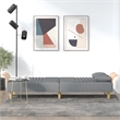 Vidaxl Standard Sofa Bed in Light Grey Fabric