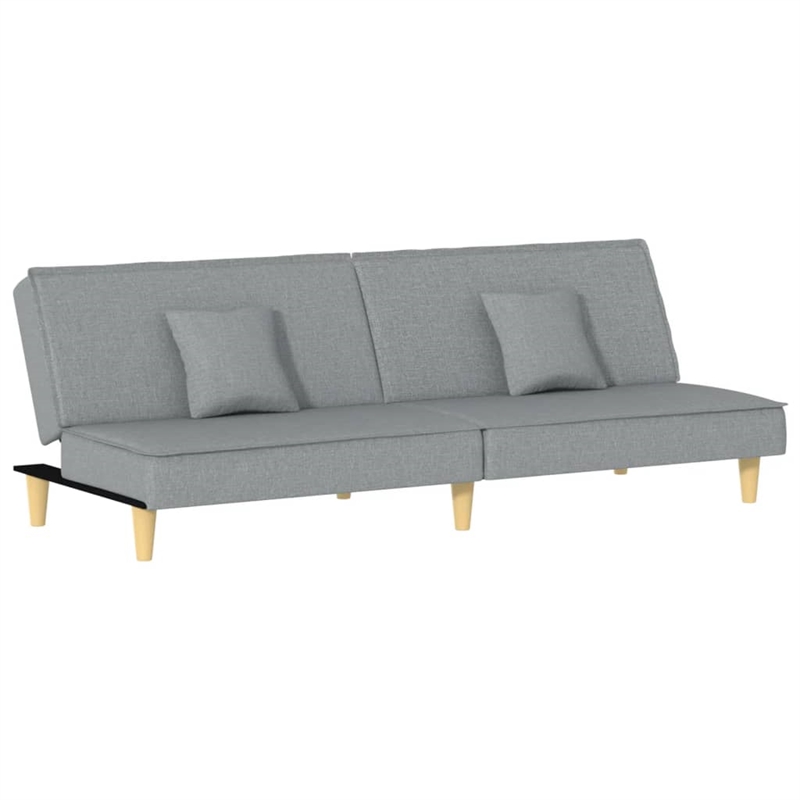 Vidaxl Medium Sofa Bed in Light Grey Fabric