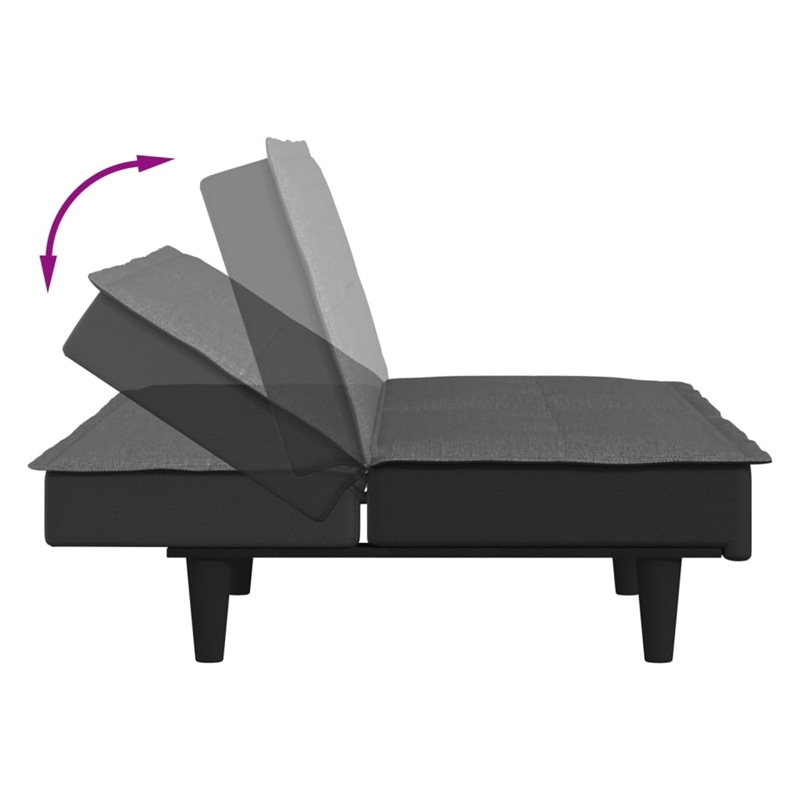 Vidaxl Sleeper Sofa Bed in Dark Gray